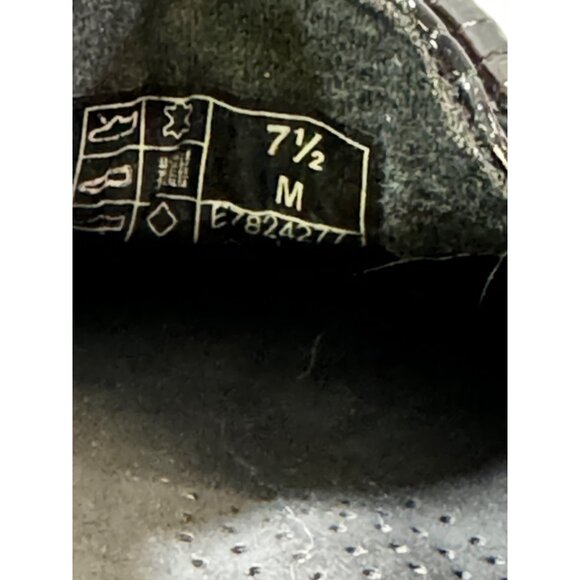 SAS women's size 7.5 M black patent leather comfort slip on loafers Alligator pr - Picture 6 of 16